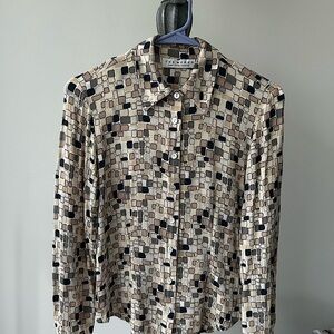 Vintage Saks Fifth Avenue The Works blouse, size small